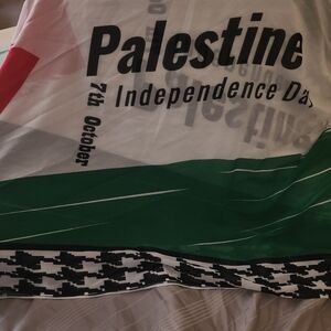 Palestine Independence Day Flag Scarf. Rare